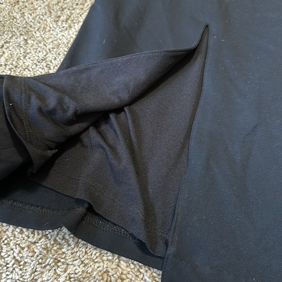 Tahari Black Sleeveless Dress Front Slit  NWT Size  4 - Picture 2 of 6